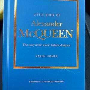 Little book of fashion coffee table accent Alexander McQueen Art Decoration new